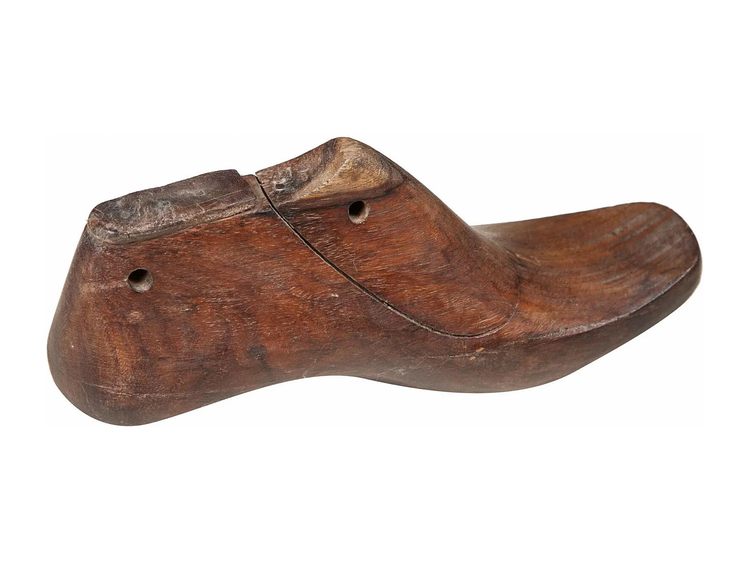 BISCOTTINI Forme de chaussure - Finition bois antique - Décoratif - À exposer - Jardin - Design - Salon - Chambre - Salle à manger - Mobilier - 30x10x15 cm