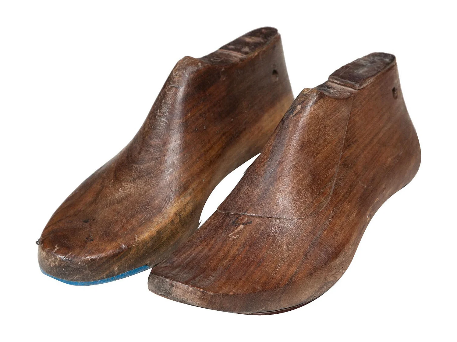 BISCOTTINI Forme de chaussure - Finition bois antique - Décoratif - À exposer - Jardin - Design - Salon - Chambre - Salle à manger - Mobilier - 30x10x15 cm