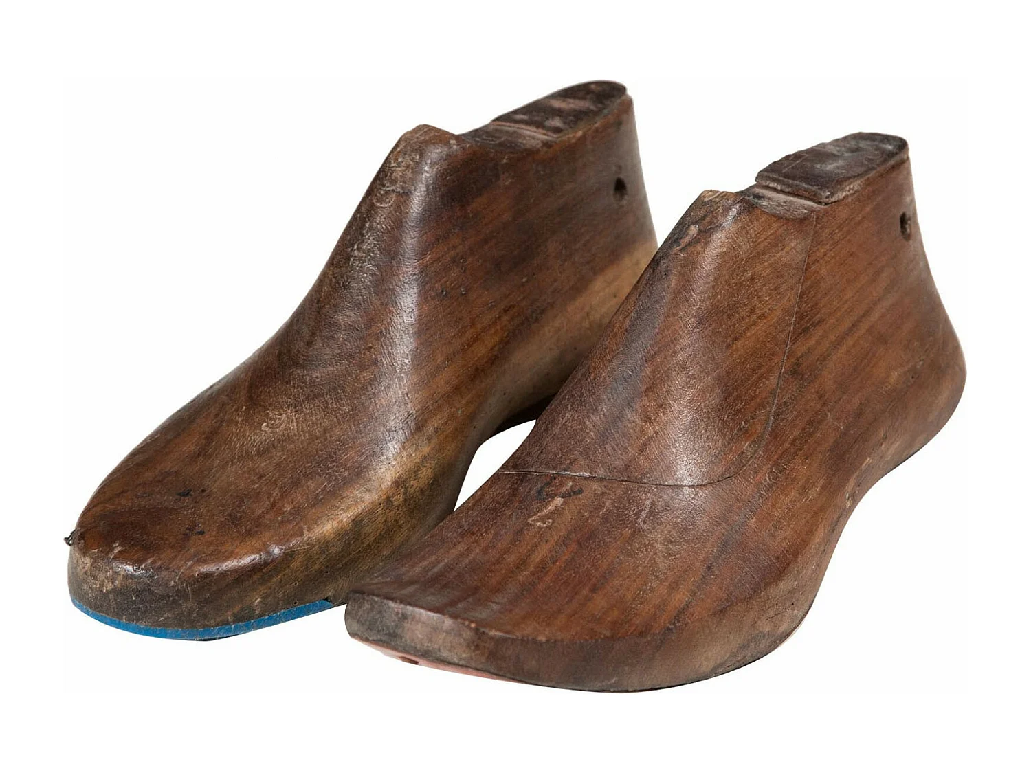 BISCOTTINI Forme de chaussure - Finition bois antique - Décoratif - À exposer - Jardin - Design - Salon - Chambre - Salle à manger - Mobilier - 30x10x15 cm