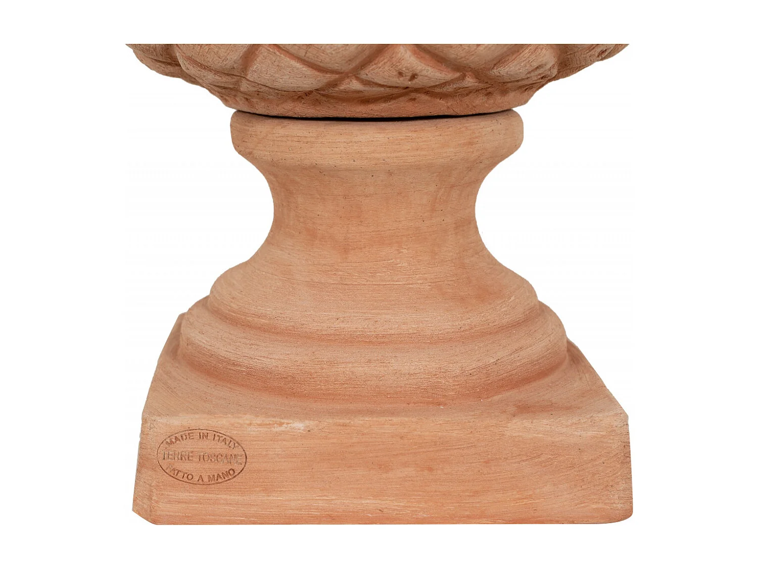 BISCOTTINI Statue - Terre cuite toscane avec finition vieillie - Décorative - À exposer - Jardin - Design - Salon - Mobilier - Salle à manger - 22x22x45 cm