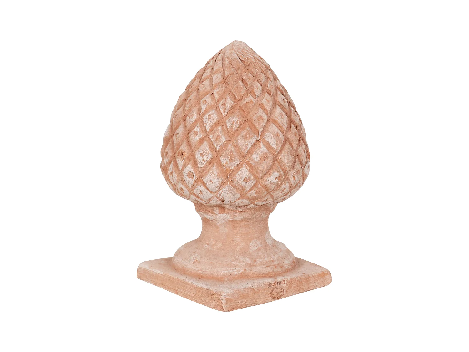 BISCOTTINI Statue - Terre cuite toscane avec finition vieillie - Décorative - À exposer - Jardin - Design - Salon - Mobilier - Salle à manger - 15x15x27 cm