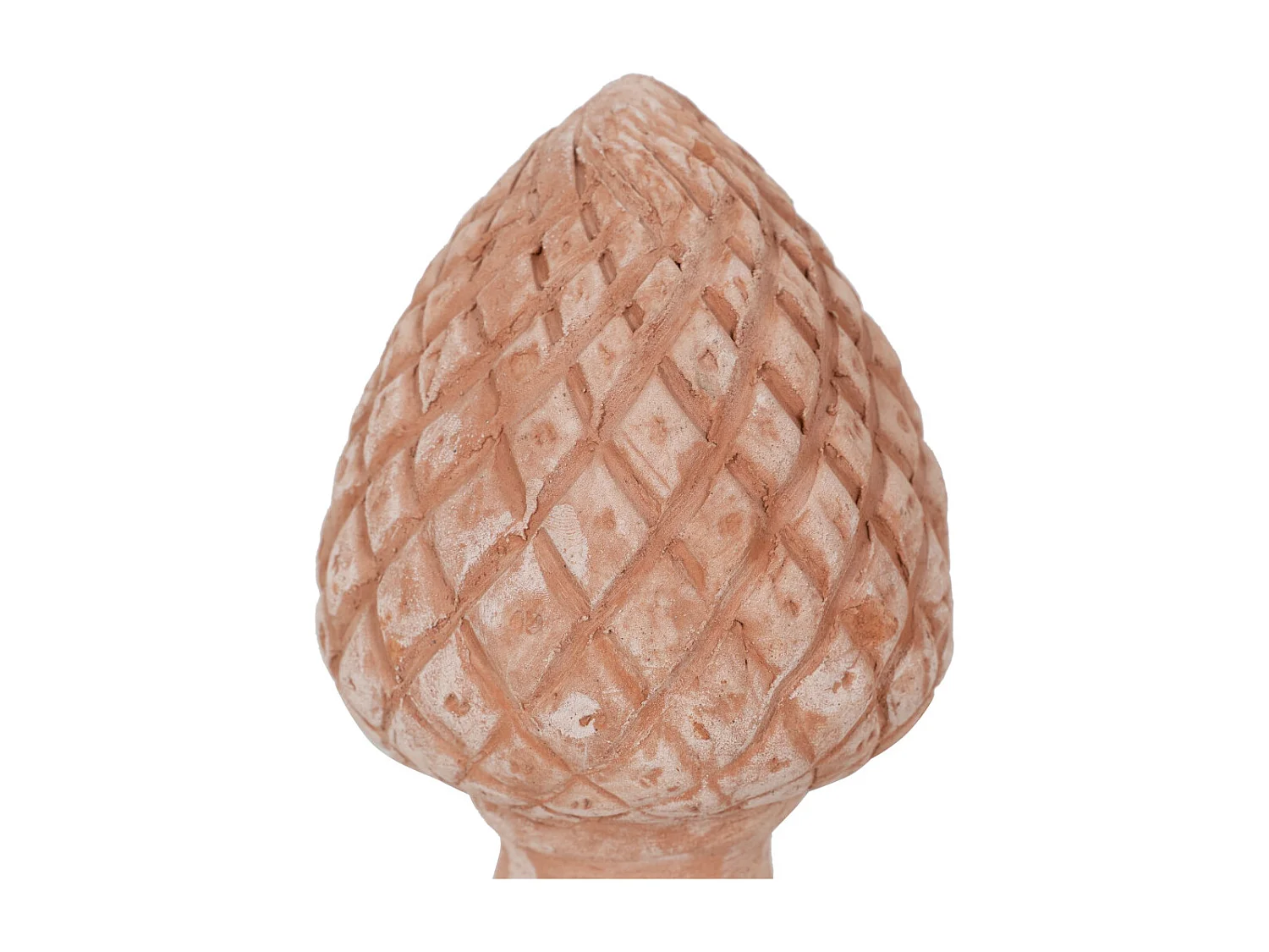 BISCOTTINI Statue - Terre cuite toscane avec finition vieillie - Décorative - À exposer - Jardin - Design - Salon - Mobilier - Salle à manger - 15x15x27 cm