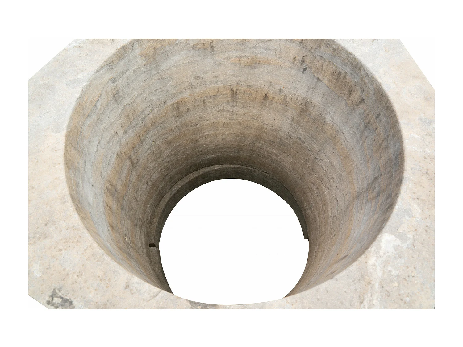 BISCOTTINI Statue de Puits en Pierre - Finition Pierre Antique - Décorative - Extérieur - Mobilier de Jardin - Design - 120x120x90 cm