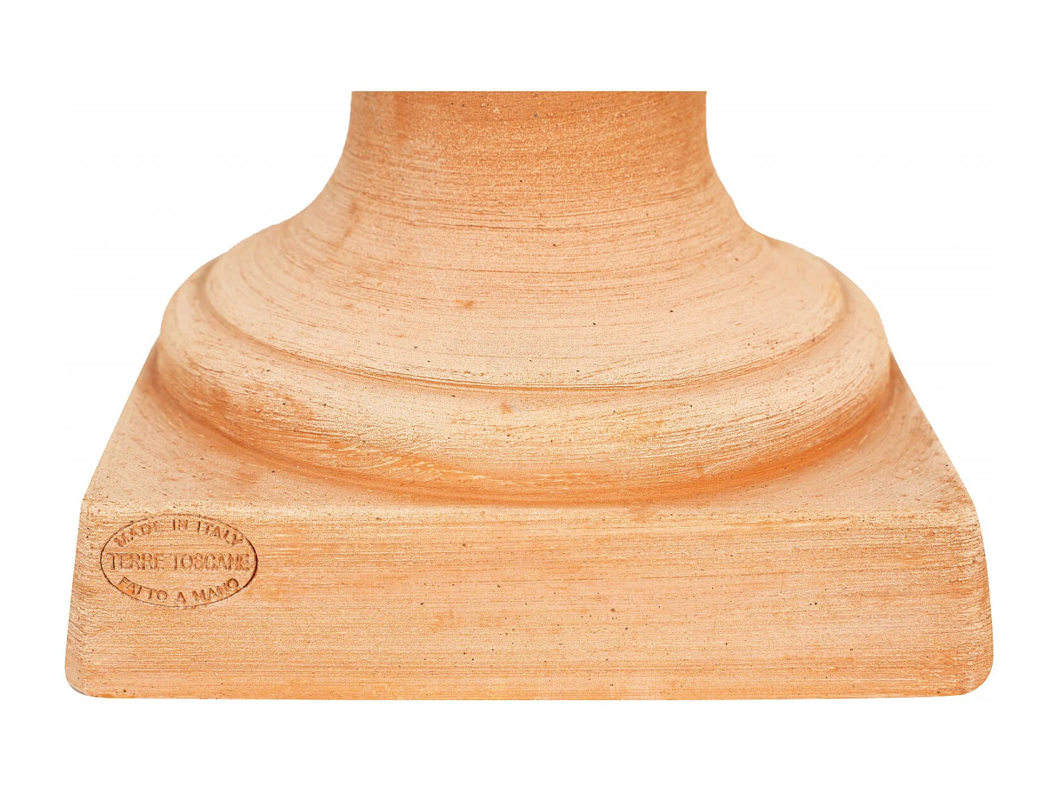 BISCOTTINI Statue - Terre cuite toscane avec finition vieillie - Décorative - À exposer - Jardin - Design - Salon - Mobilier - Salle à manger - 31x31x53 cm