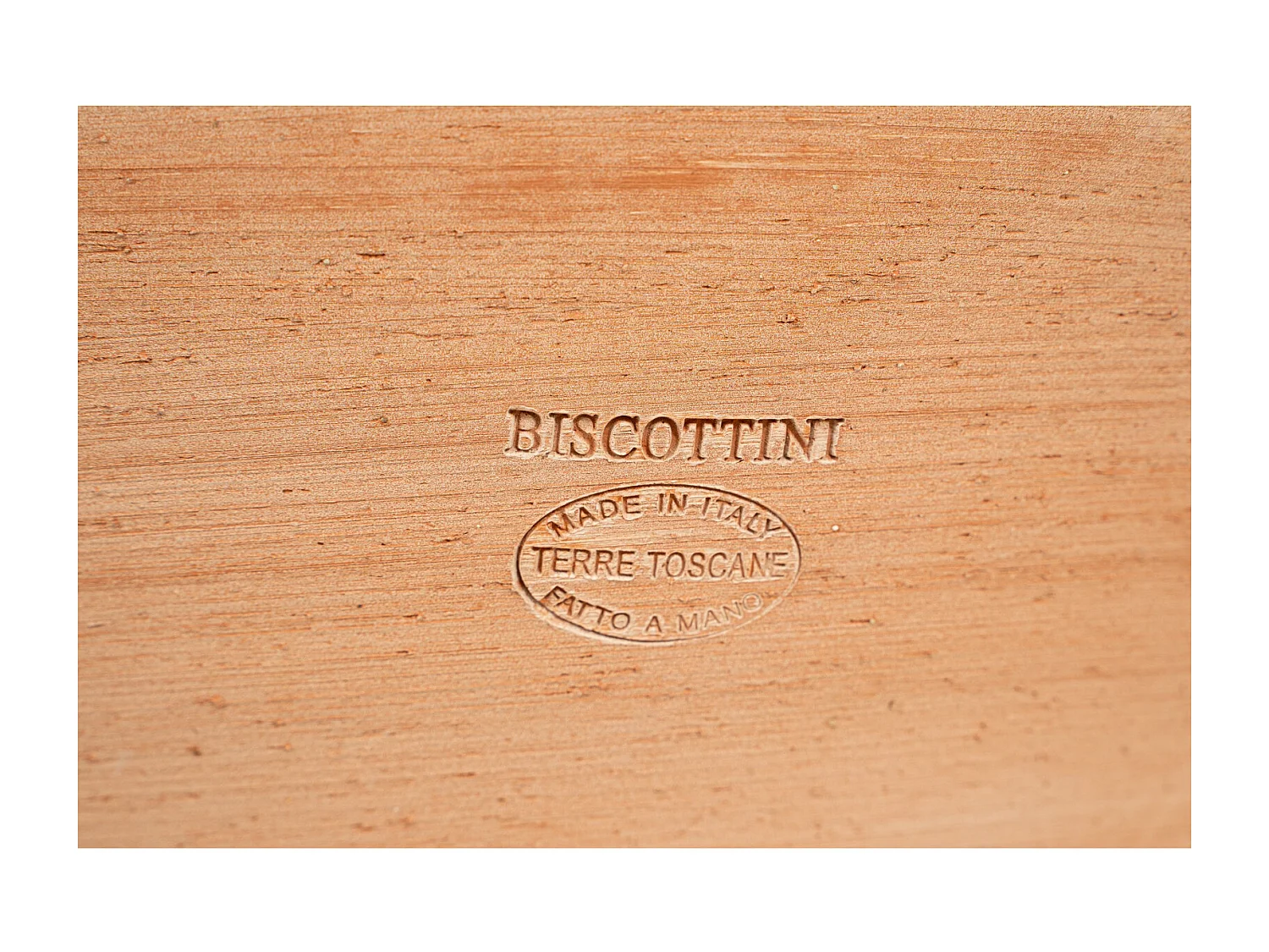 BISCOTTINI Statue - Terre cuite toscane avec finition vieillie - Décorative - À exposer - Jardin - Design - Salon - Mobilier - Salle à manger - 31x31x53 cm