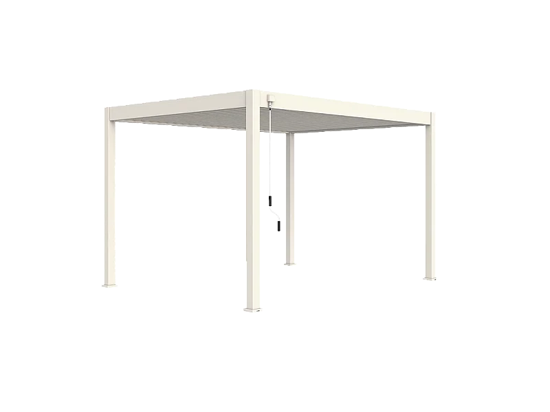 Pergola bioclimatica Ombréa® VS 3x4M - Bianco