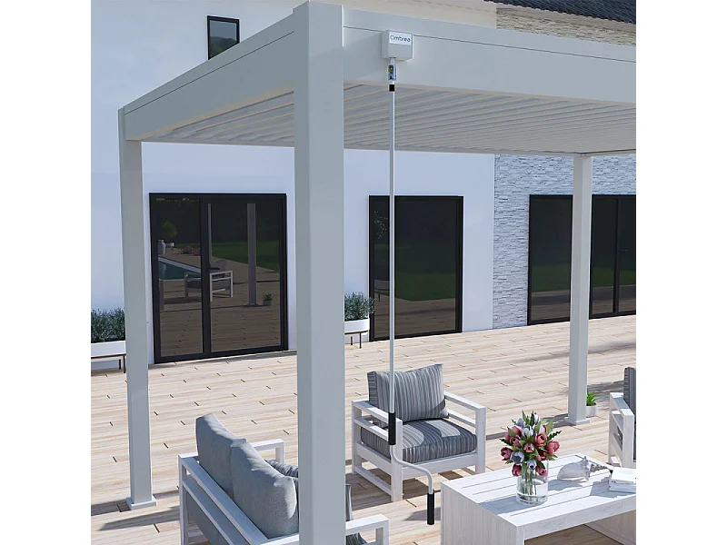 Pergola bioclimatica Ombréa® VS 3x4M - Grigio perla