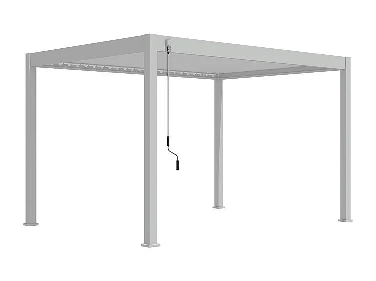 Pergola bioclimatica Ombréa® VS 3x4M - Grigio perla