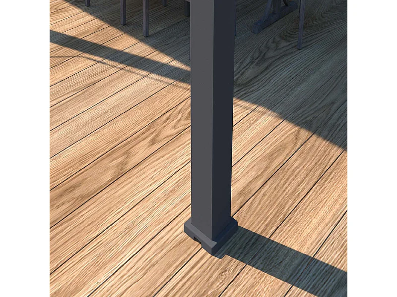 Pergola bioclimatica Ombréa VS autoportante 4x8M