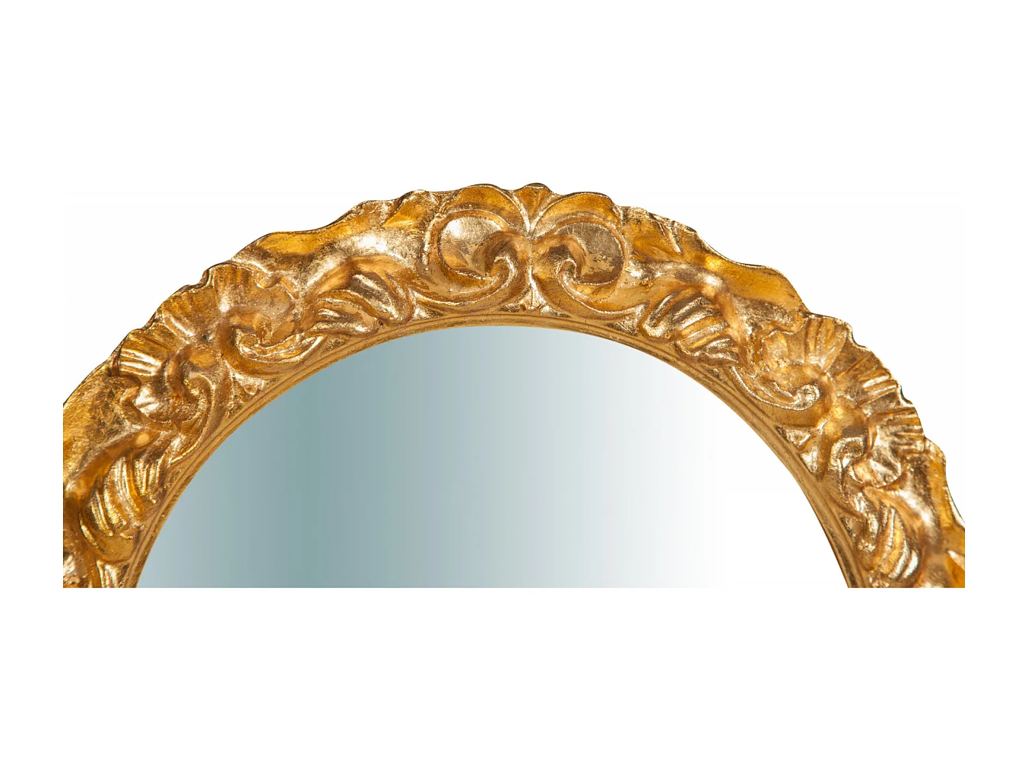 BISCOTTINI Miroir mural - Finition or vieilli - Décoratif - À exposer - Parfait pour le salon - Salle à manger - Chambre - Cuisine - Design mural - Salon - 40x3x40