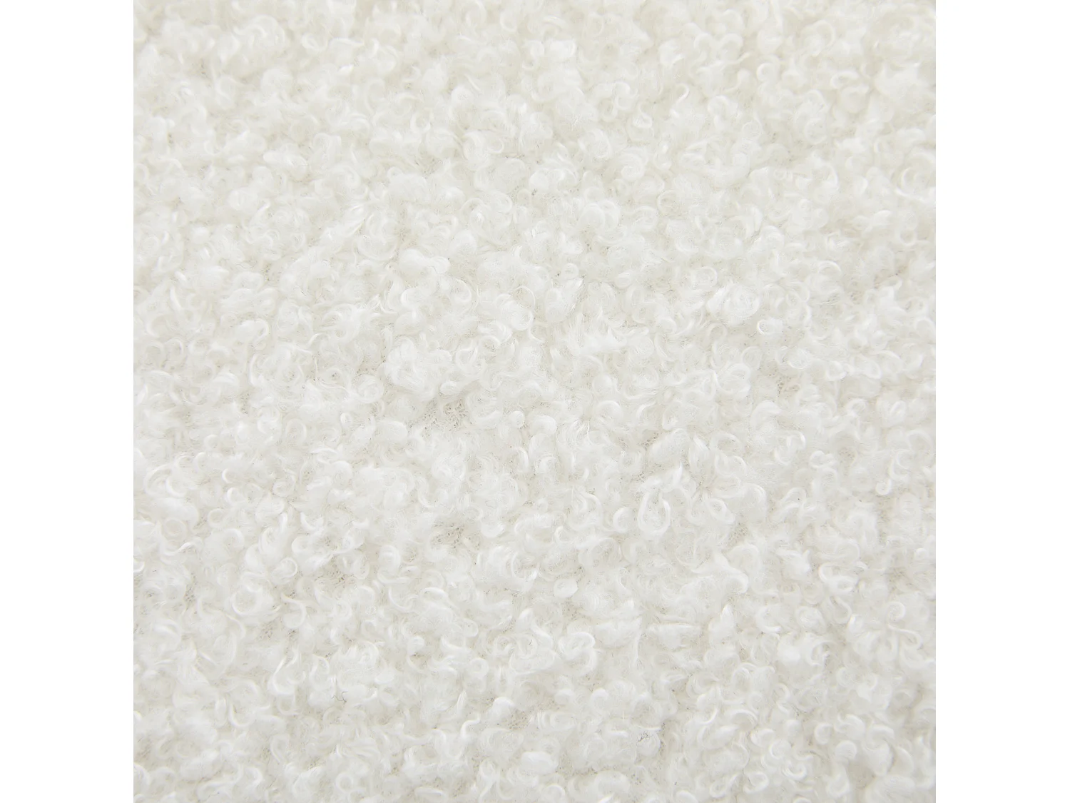 Fauteuil à bascule - avec tabouret - Velours - Blanc