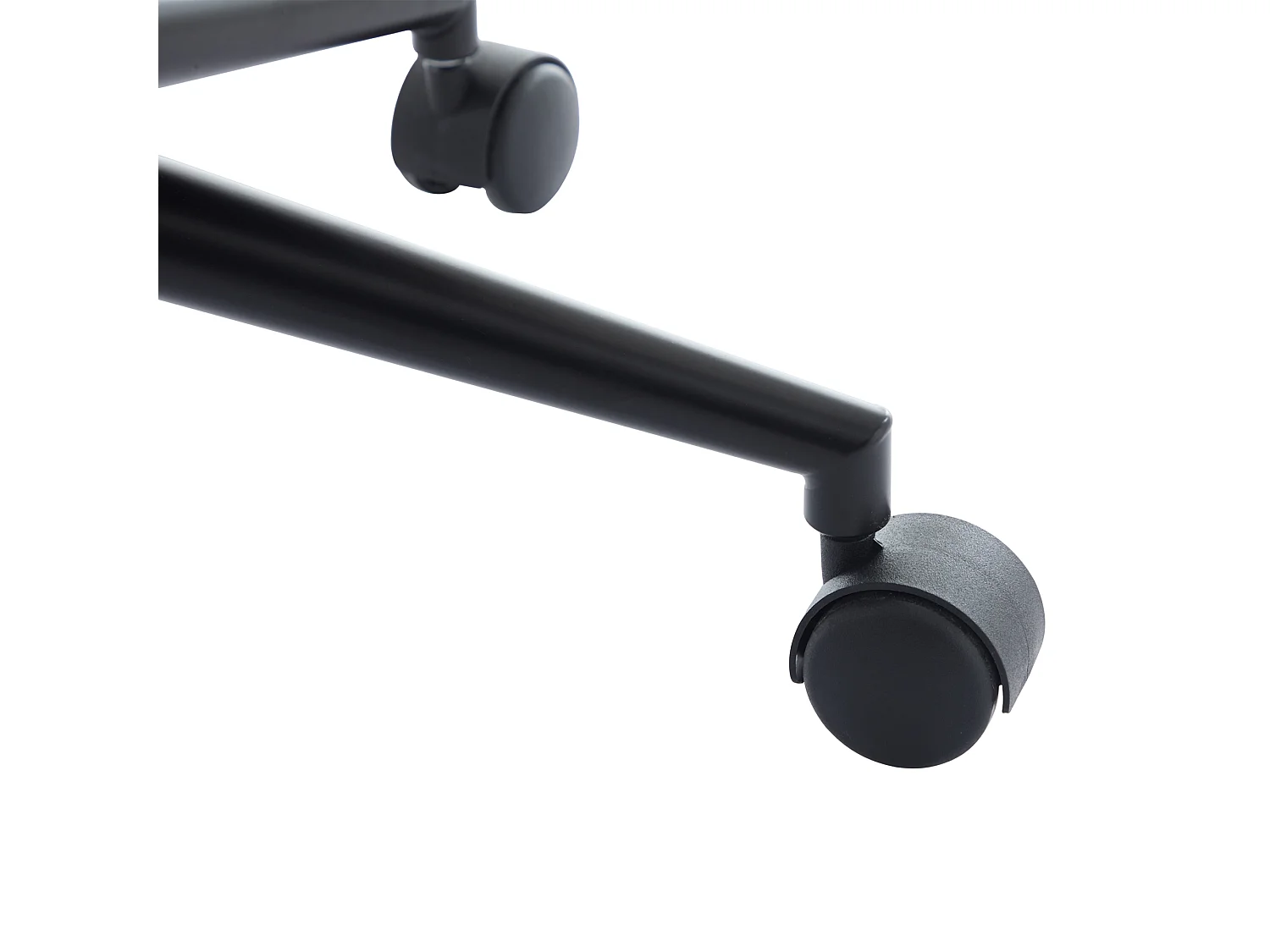 Chaise simple - dossier en forme de pétale + coussin lombaire en forme de papillon - réglable en hauteur - coussin d'assise moelleux - gris