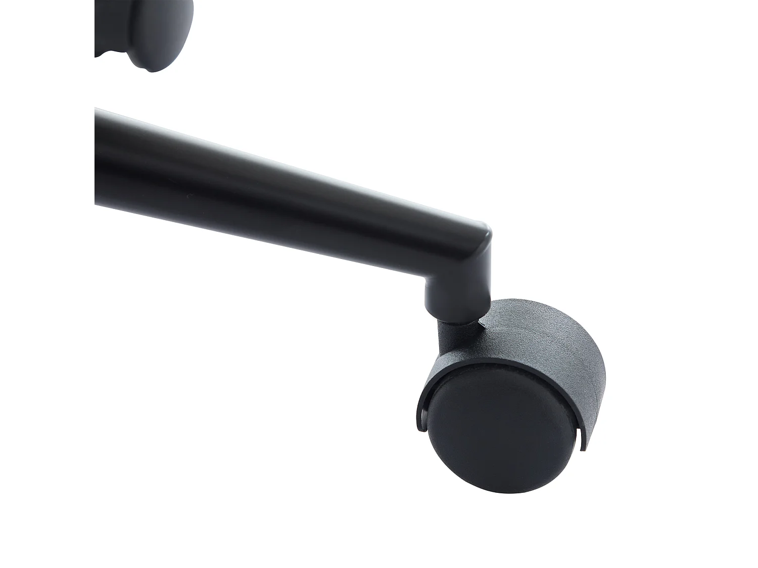 Chaise simple - dossier en forme de pétale + coussin lombaire en forme de papillon - réglable en hauteur - coussin d'assise moelleux - blanc