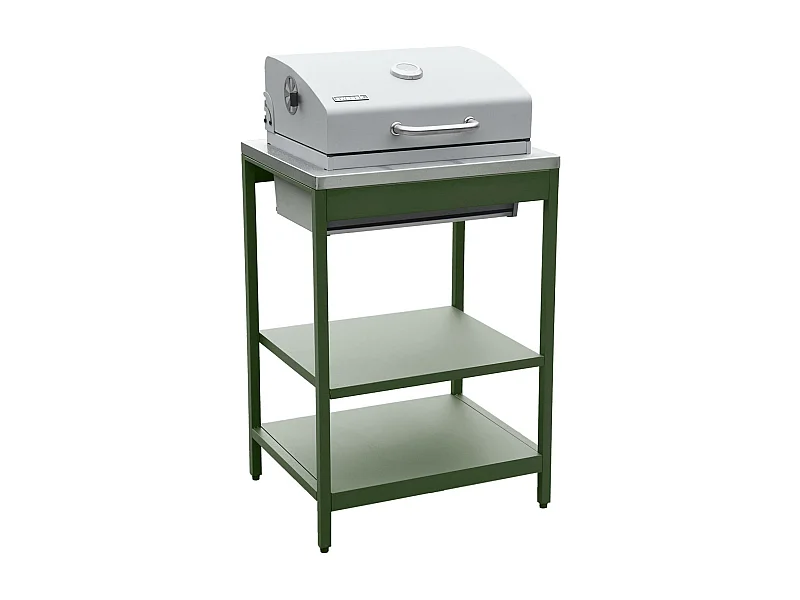 Parrilla de barbacoa al carbón acero inoxidable rejilla cromada 2