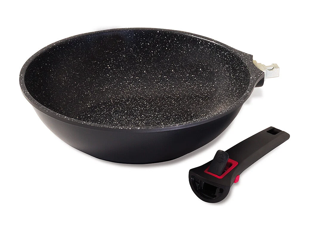 Poêle wok granit Pro céramique 30 cm