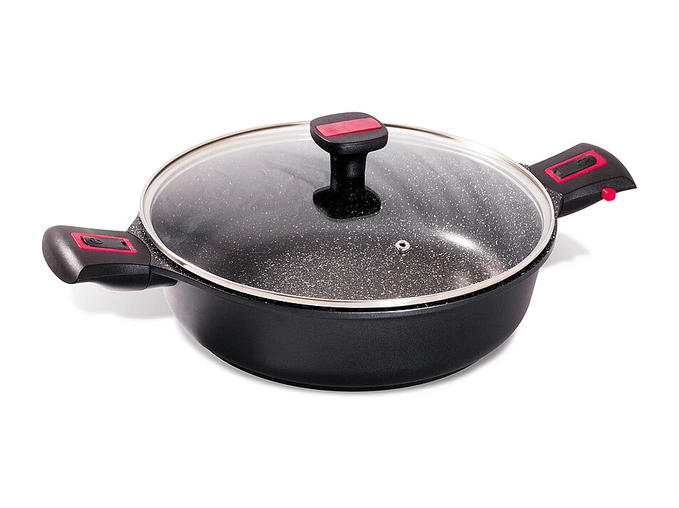 Sauteuse avec couvercle granit Pro céramique 24 cm
