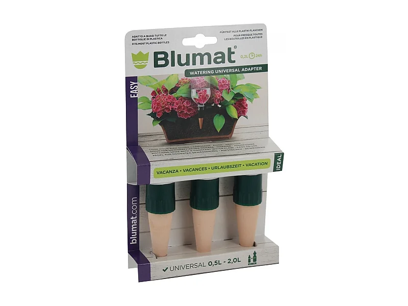 Set de 3 carottes d'irrigation pour bouteille d'eau Easy