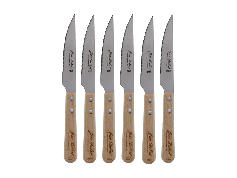 Set di 6 coltelli da bistecca in acciaio inox - Jean Dubost CB10A79SE15311
