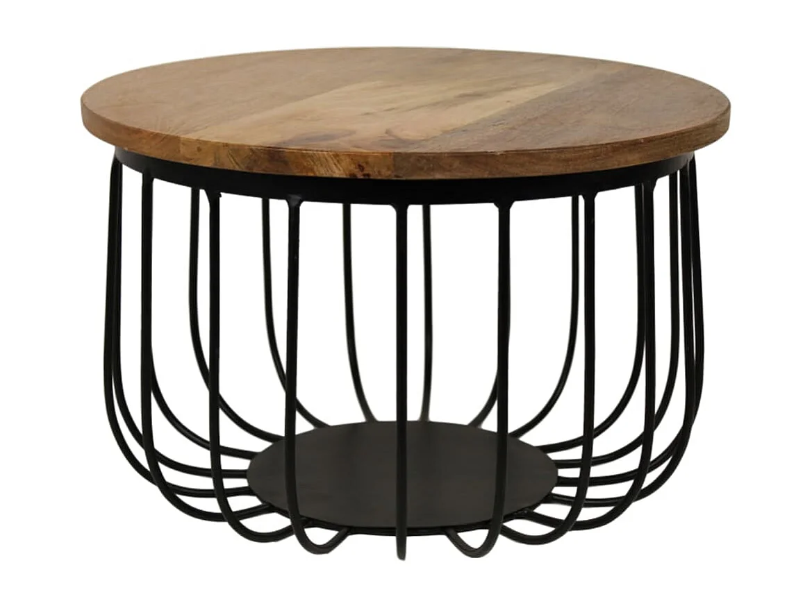 Ensemble de tables basses 2 pcs Maden Rond