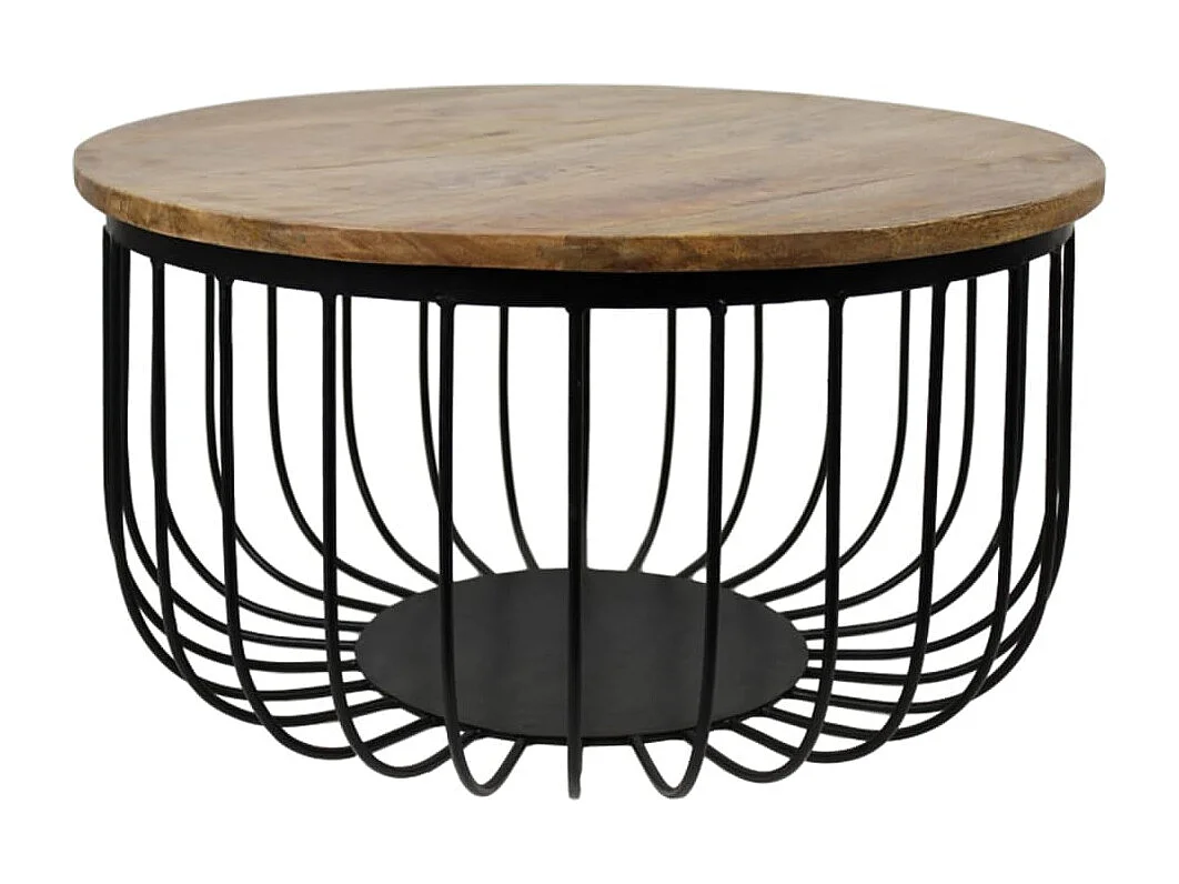 Ensemble de tables basses 2 pcs Maden Rond