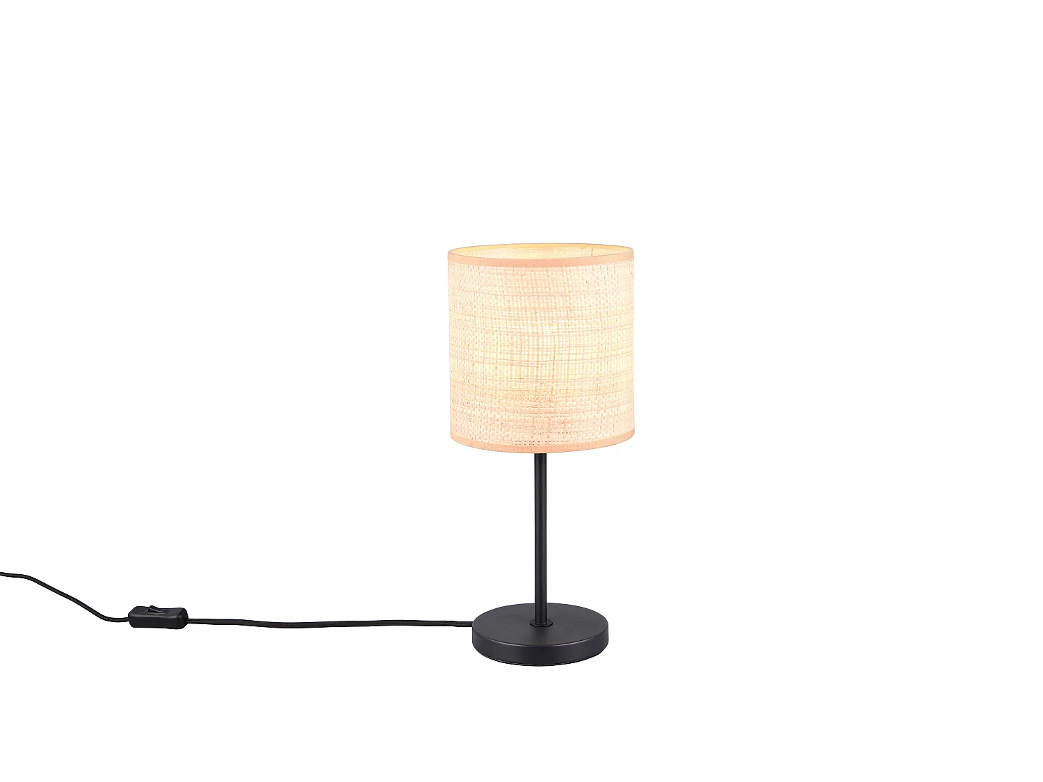 Tafellamp AIMEE - 17x17x37 cm - Zwart