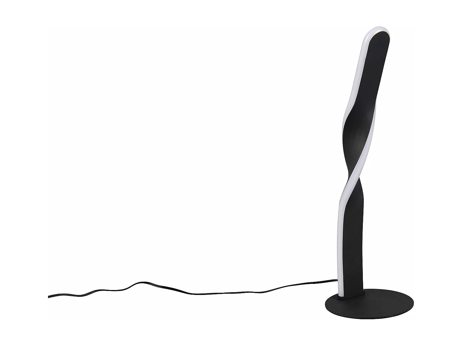 Lampada da tavolo LED, metallo, bianco, H 41 cm, Ginko