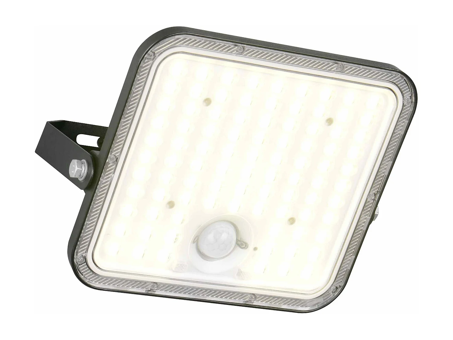 Faro da esterno LED c/pannello solare, c/sensori, nero, L 20 cm, Acora