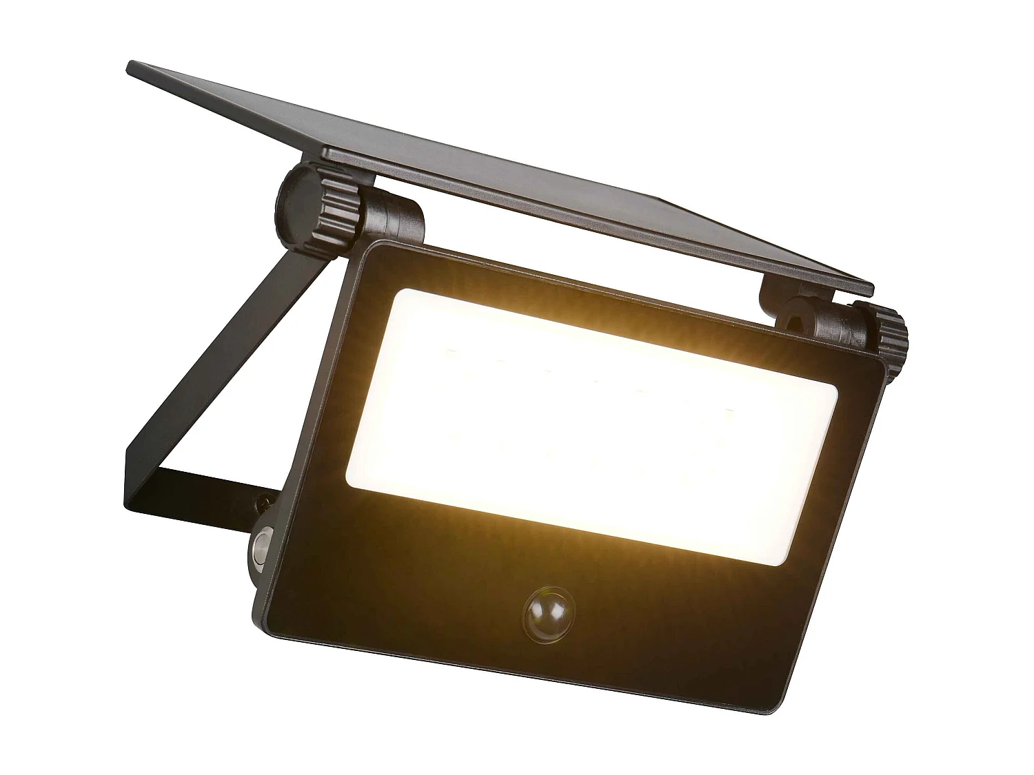 Faro da esterno LED, solare, c/sensore movimento, nero, L 21 cm, Moura