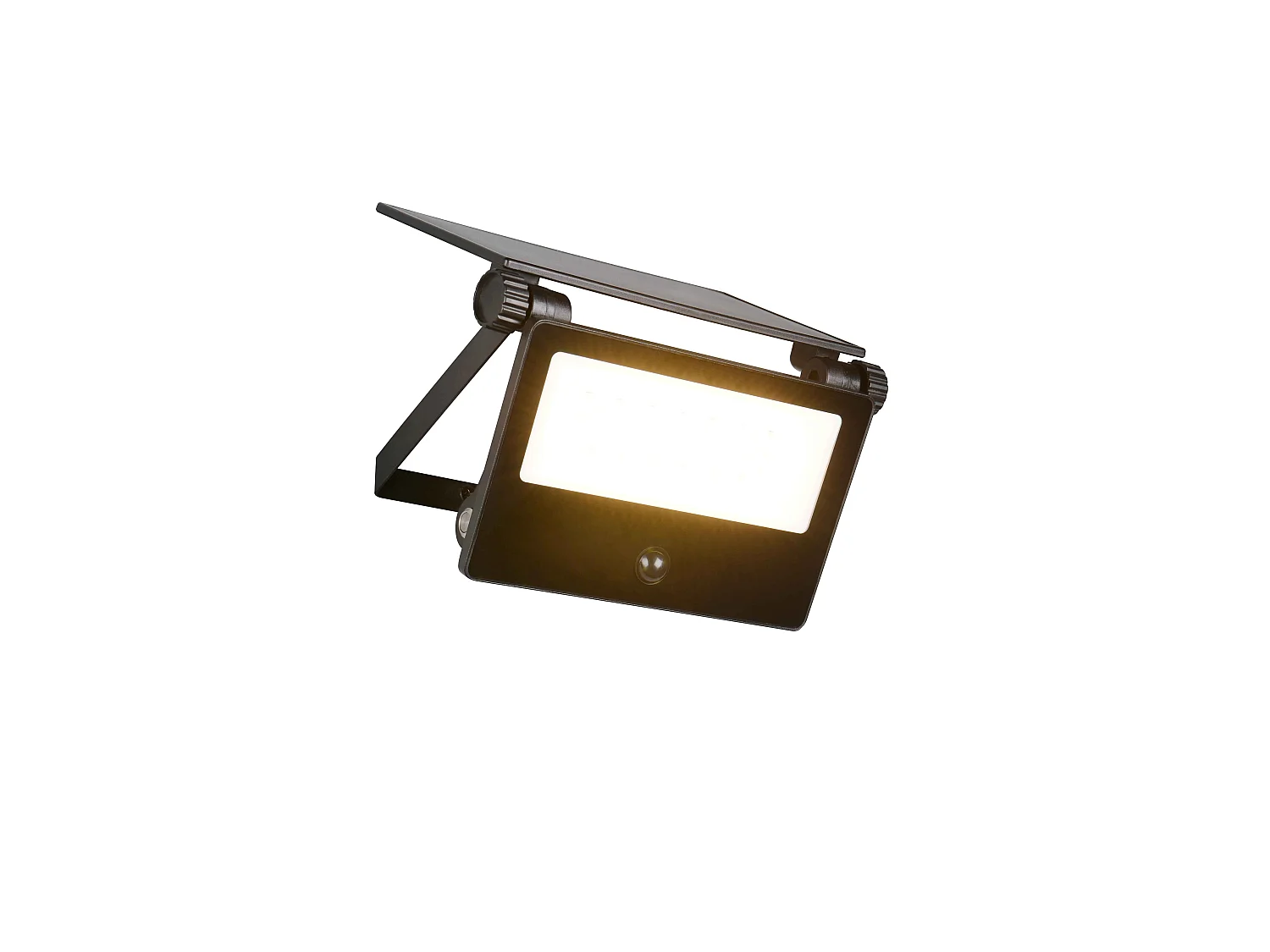 Faro da esterno LED, solare, c/sensore movimento, nero, L 21 cm, Moura