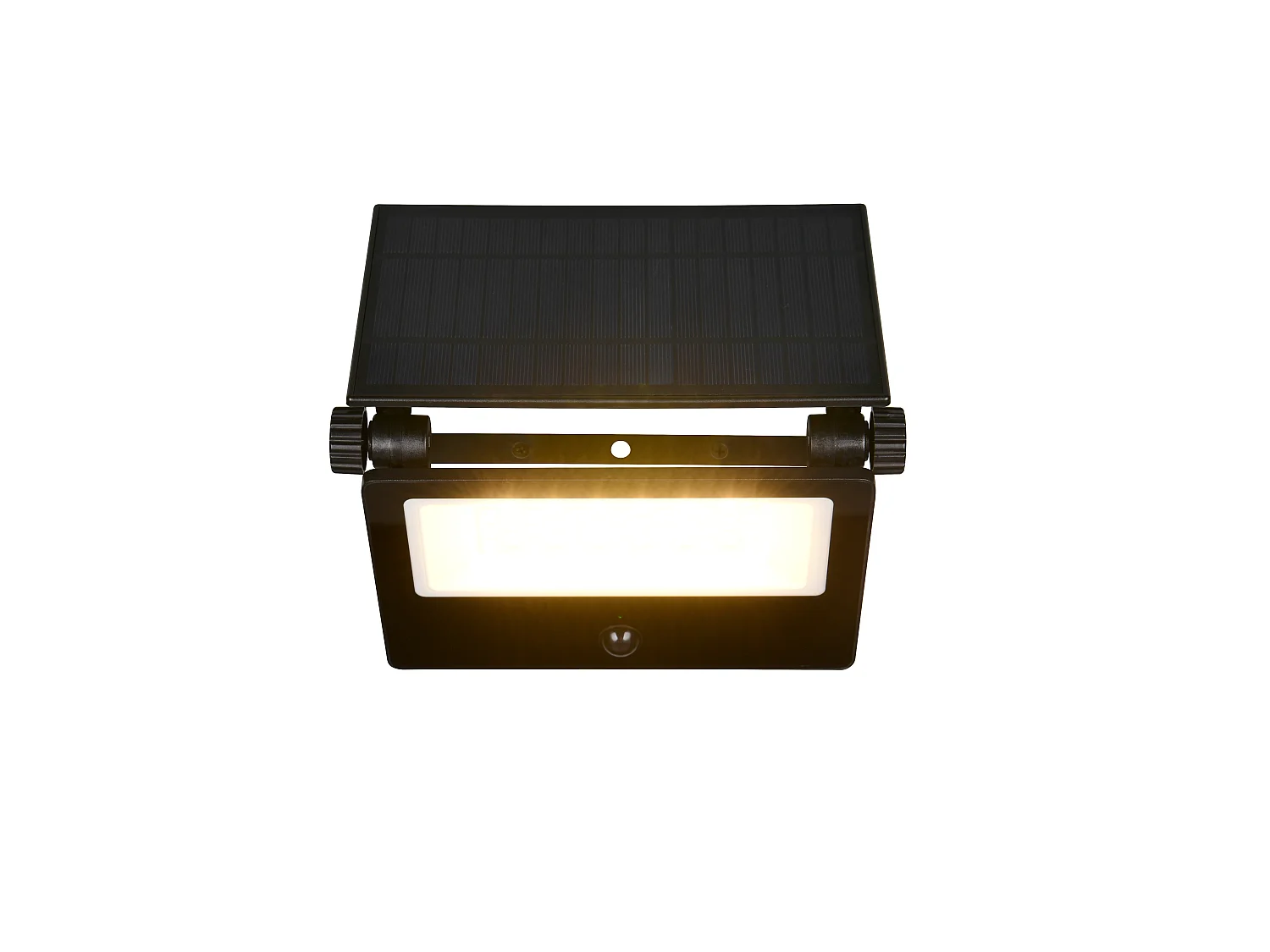 Faro da esterno LED, solare, c/sensore movimento, nero, L 21 cm, Moura