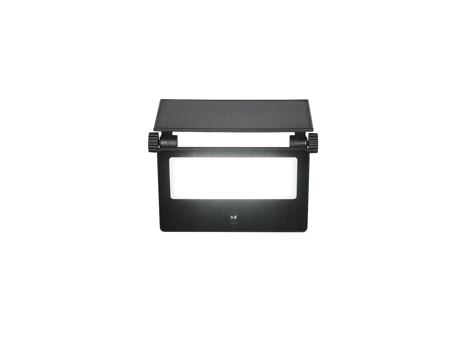 Faro da esterno LED, solare, c/sensore movimento, nero, L 21 cm, Moura