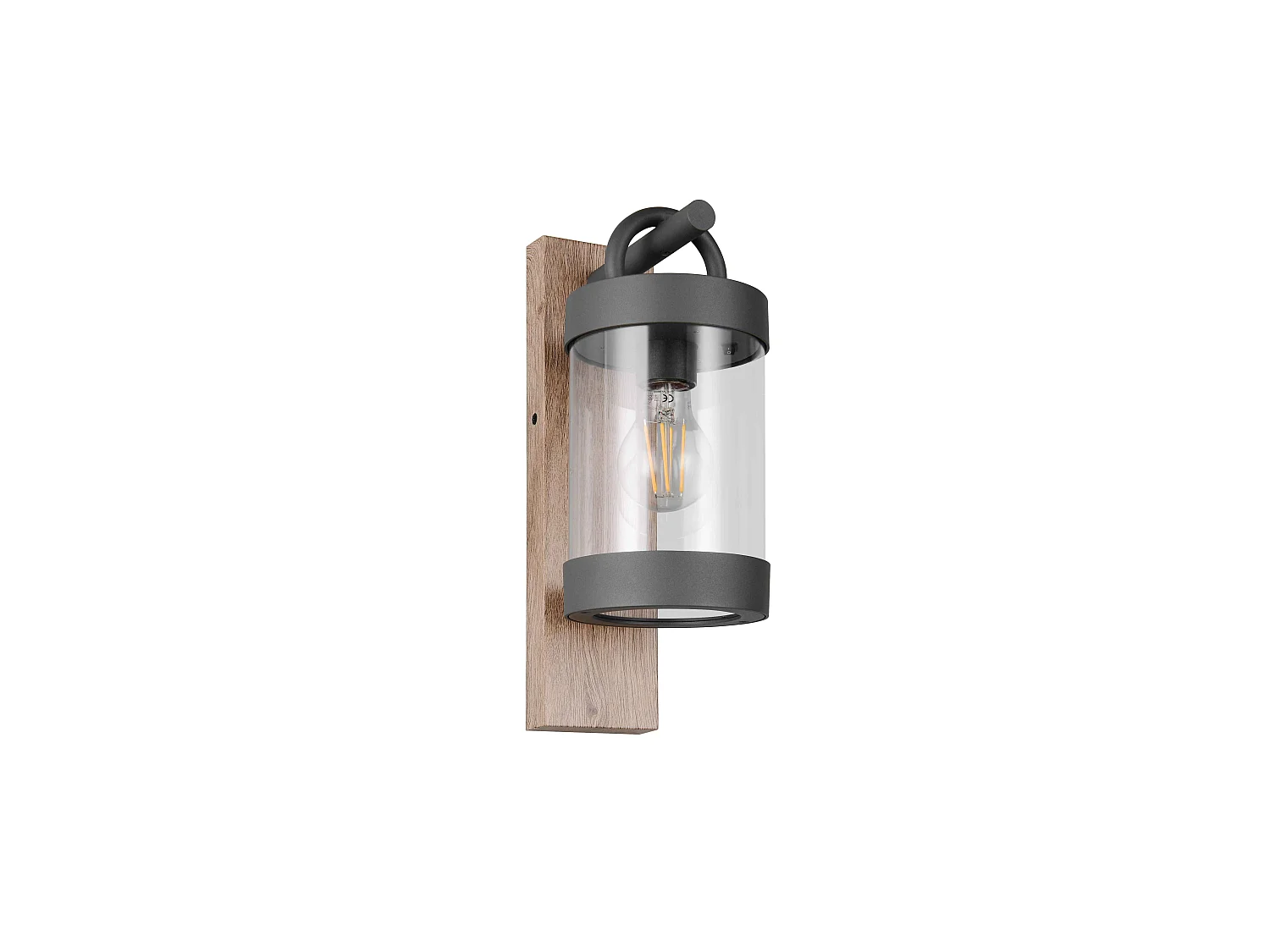 Wandlamp SAMBESI - 0x0x33 cm - Bruin