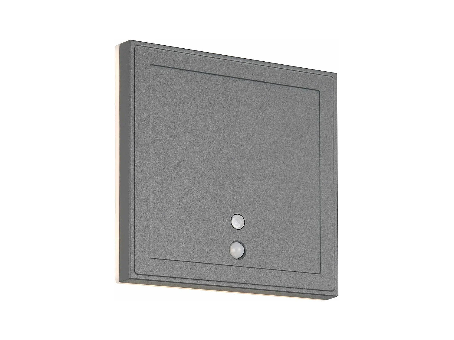 Applique da esterno LED ricaricabile, c/sensori, quadrata, 14x14 cm, Fortaleza