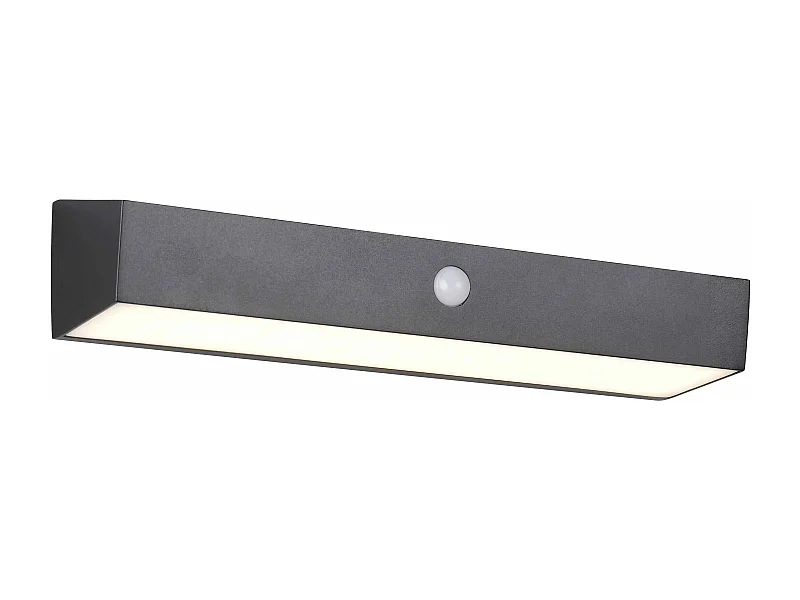 Applique da esterno LED, solare, c/sensori, nero, L 30 cm, Silves