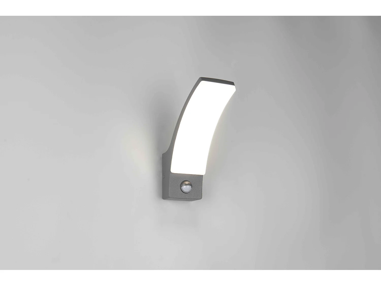Applique da esterno LED c/sensore movimento, antracite, H 23 cm, Beja