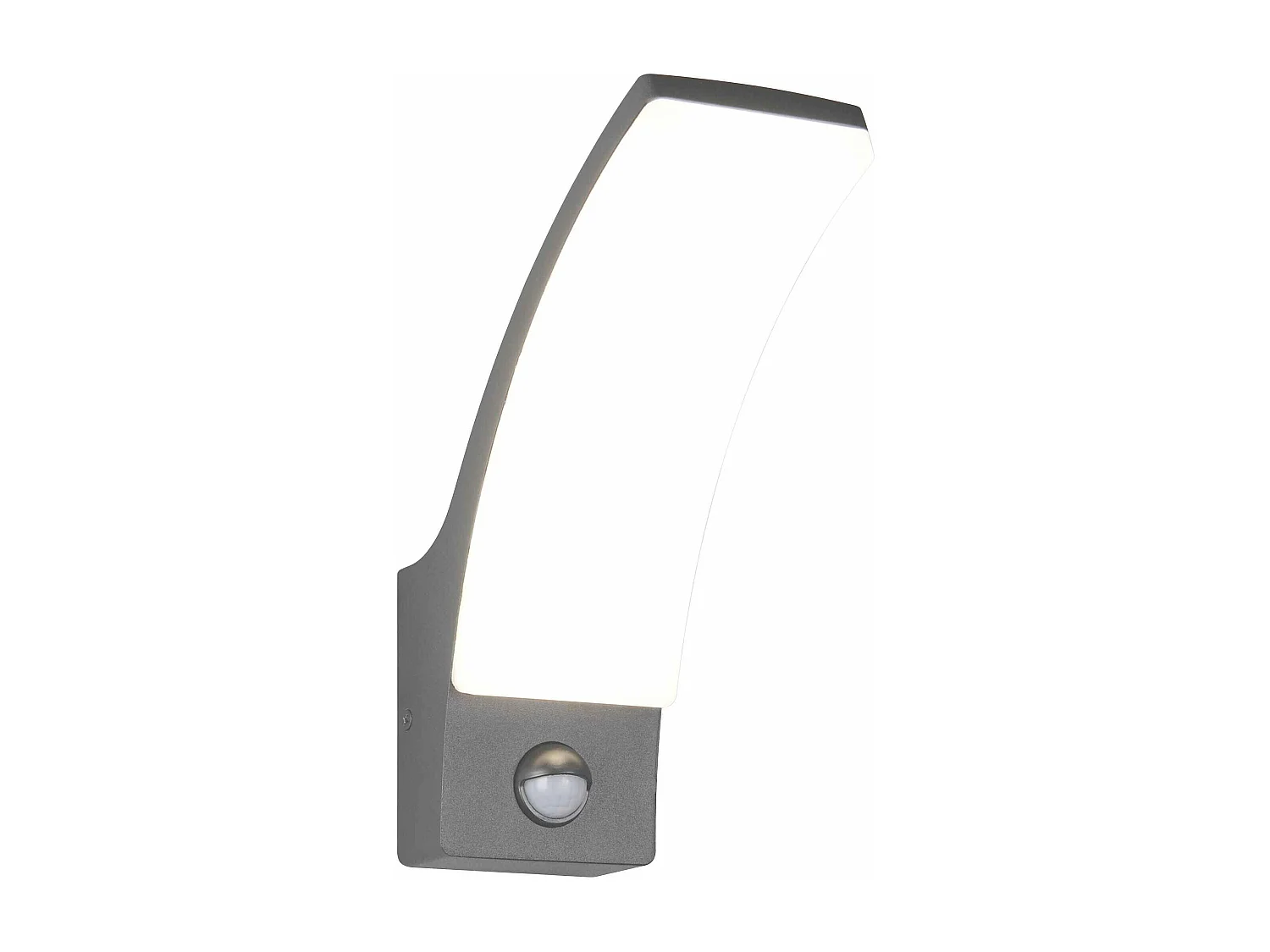 Applique da esterno LED c/sensore movimento, antracite, H 23 cm, Beja