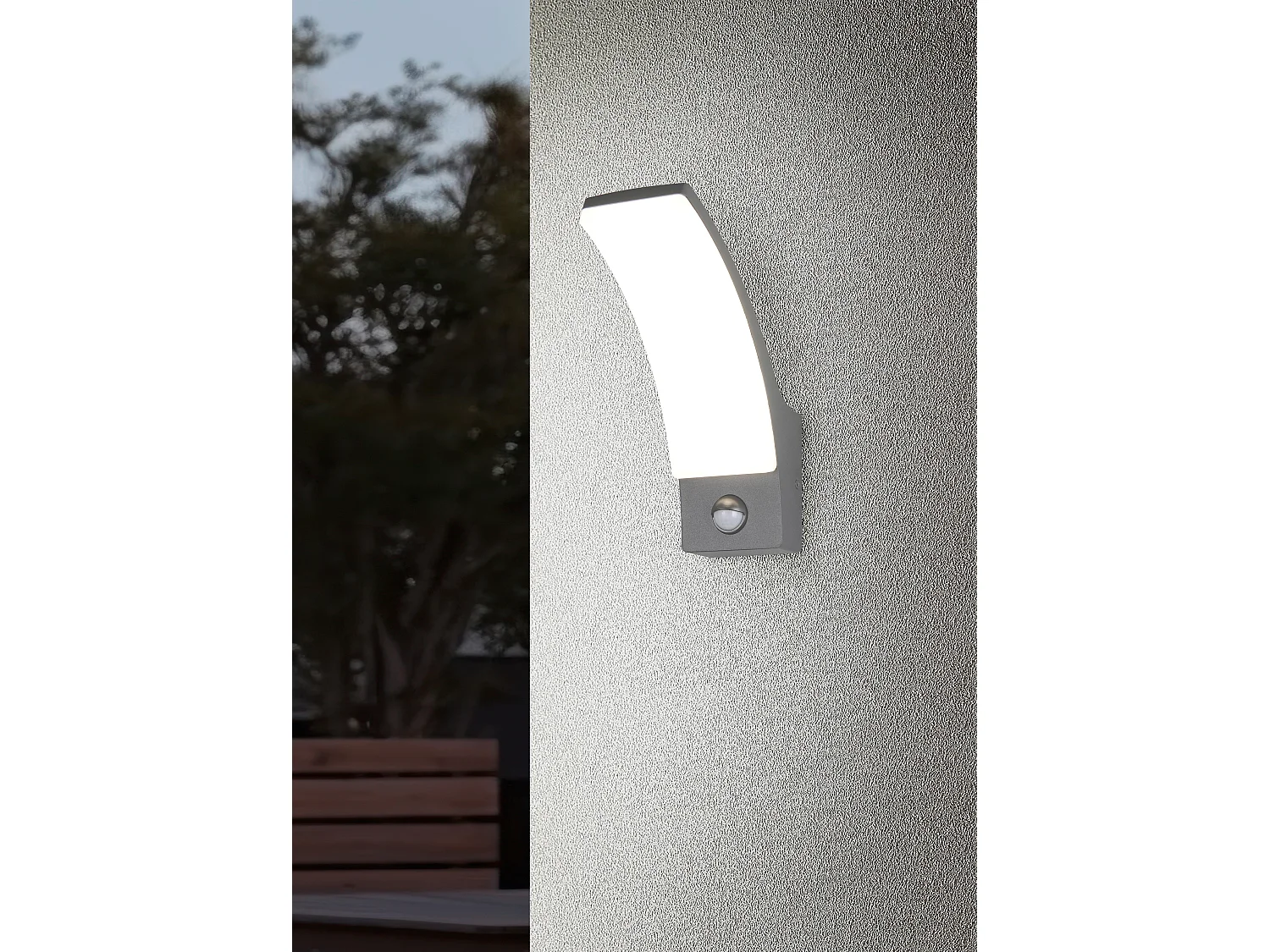 Wandlamp BEJA - 0x0x22.5 cm - Antraciet
