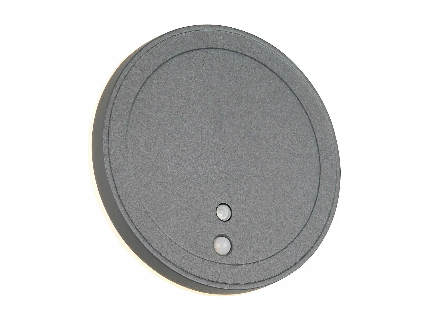 Applique da esterno LED ricaricabile, c/sensori, tonda, D 14 cm, Fortaleza