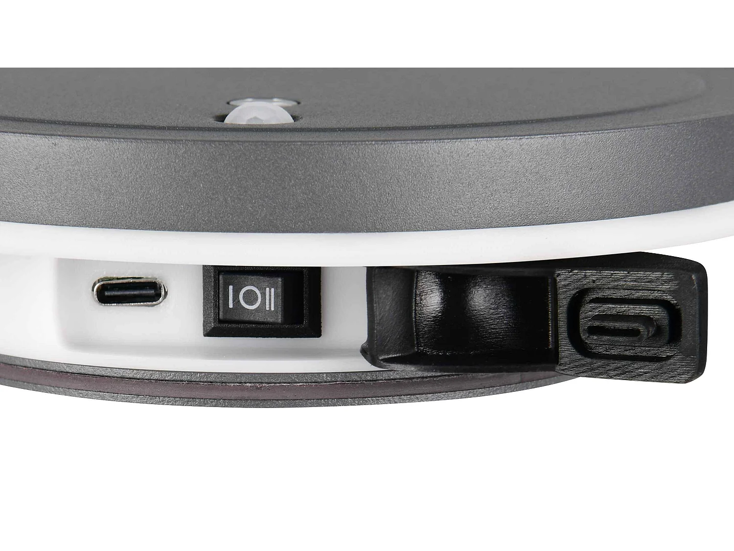 Applique da esterno LED ricaricabile, c/sensori, tonda, D 14 cm, Fortaleza