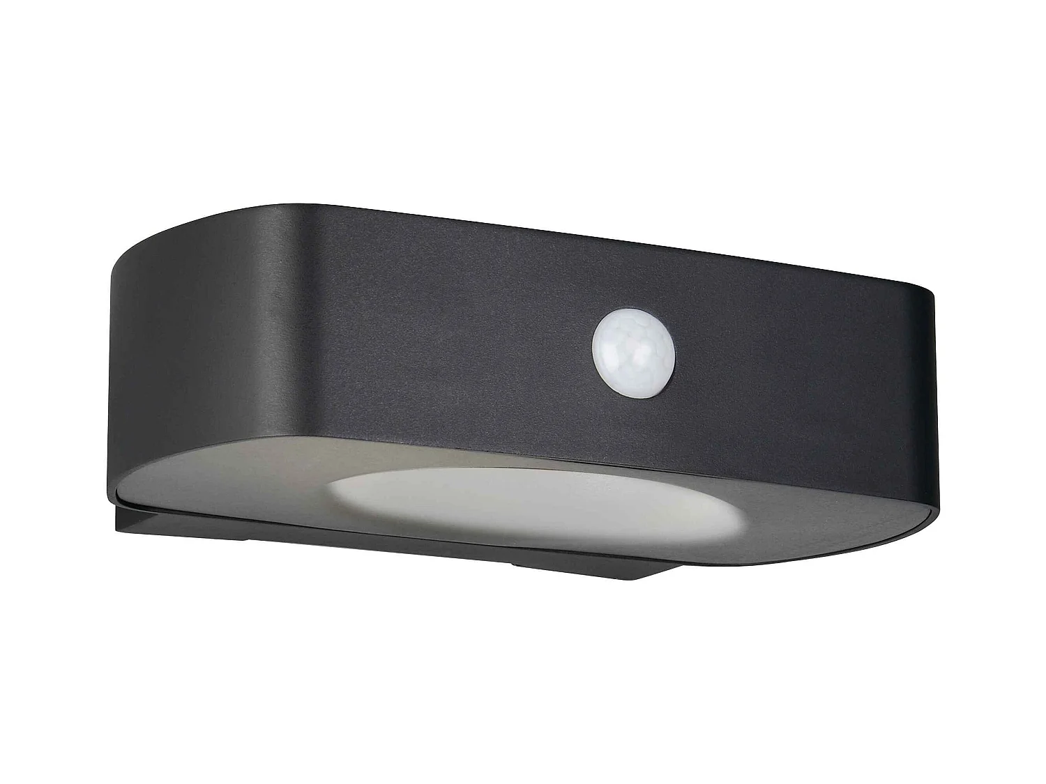 Applique da esterno LED, solare, c/sensori, nero, L 22 cm, Bilbao