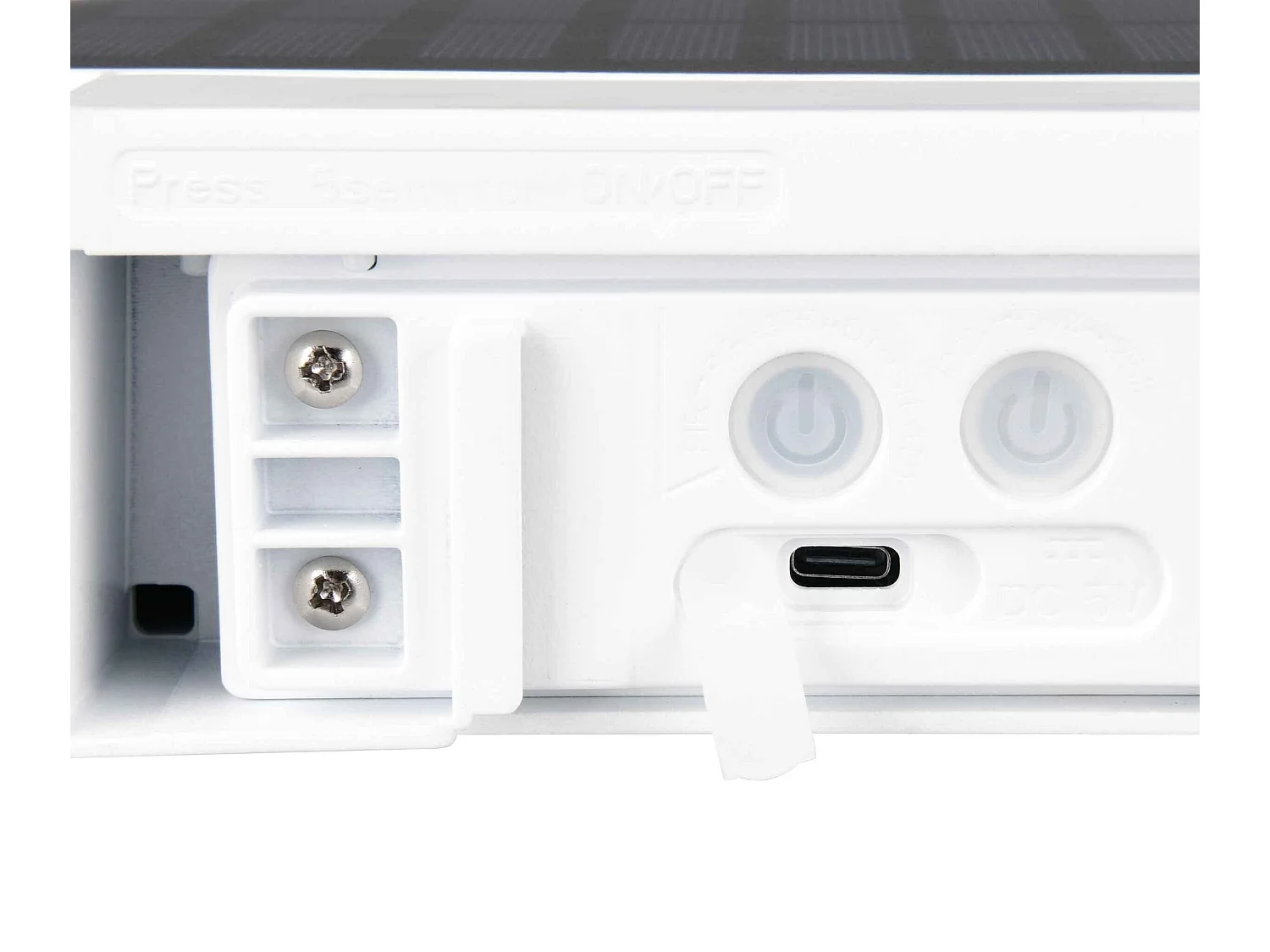 Applique da esterno LED, solare, c/sensori, bianco, L 22 cm, Bilbao