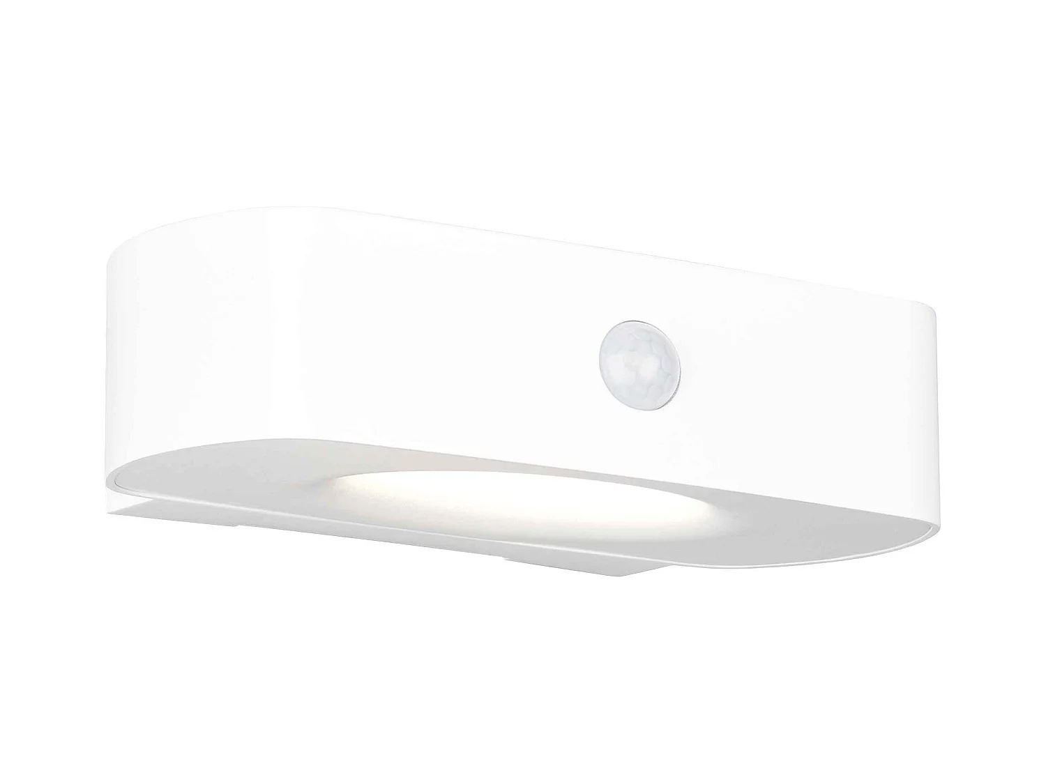 Applique da esterno LED, solare, c/sensori, bianco, L 22 cm, Bilbao