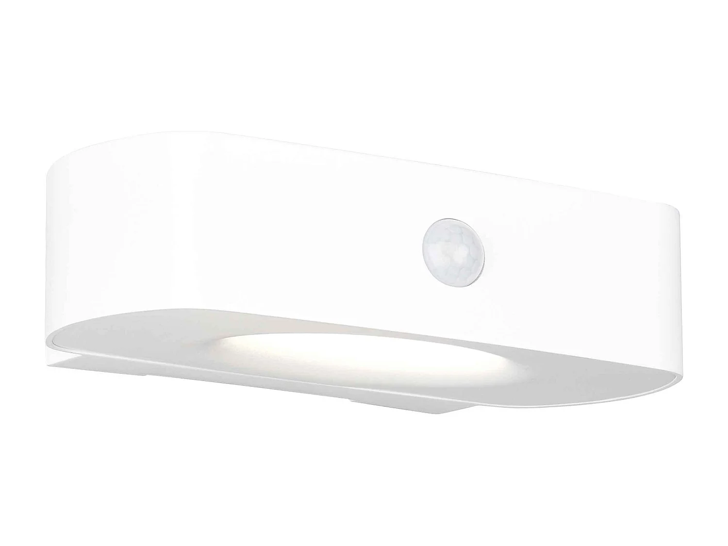Applique da esterno LED, solare, c/sensori, bianco, L 22 cm, Bilbao