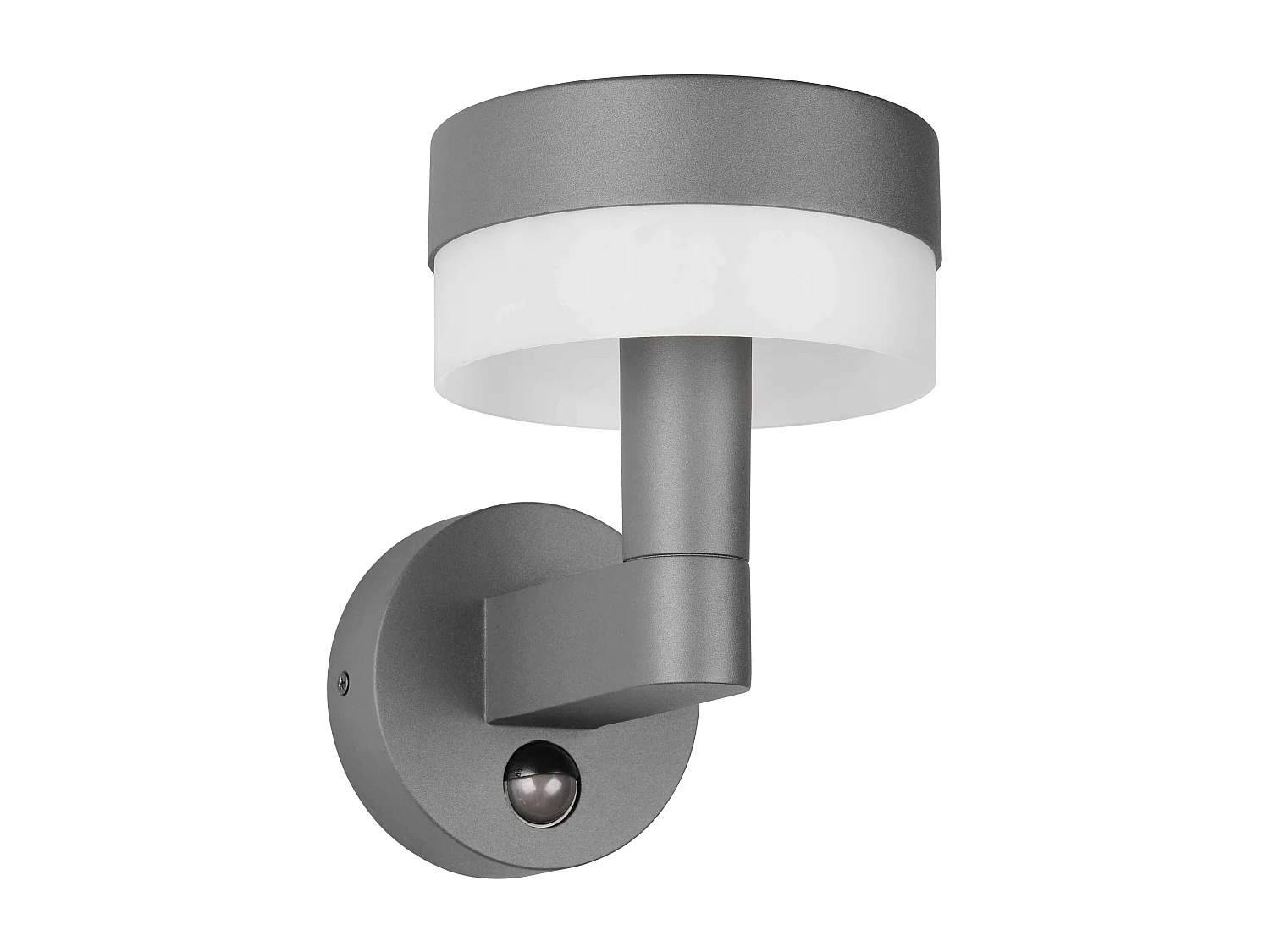 Applique da esterno LED c/sensore movimento, alluminio, H 23 cm, Mackenzie
