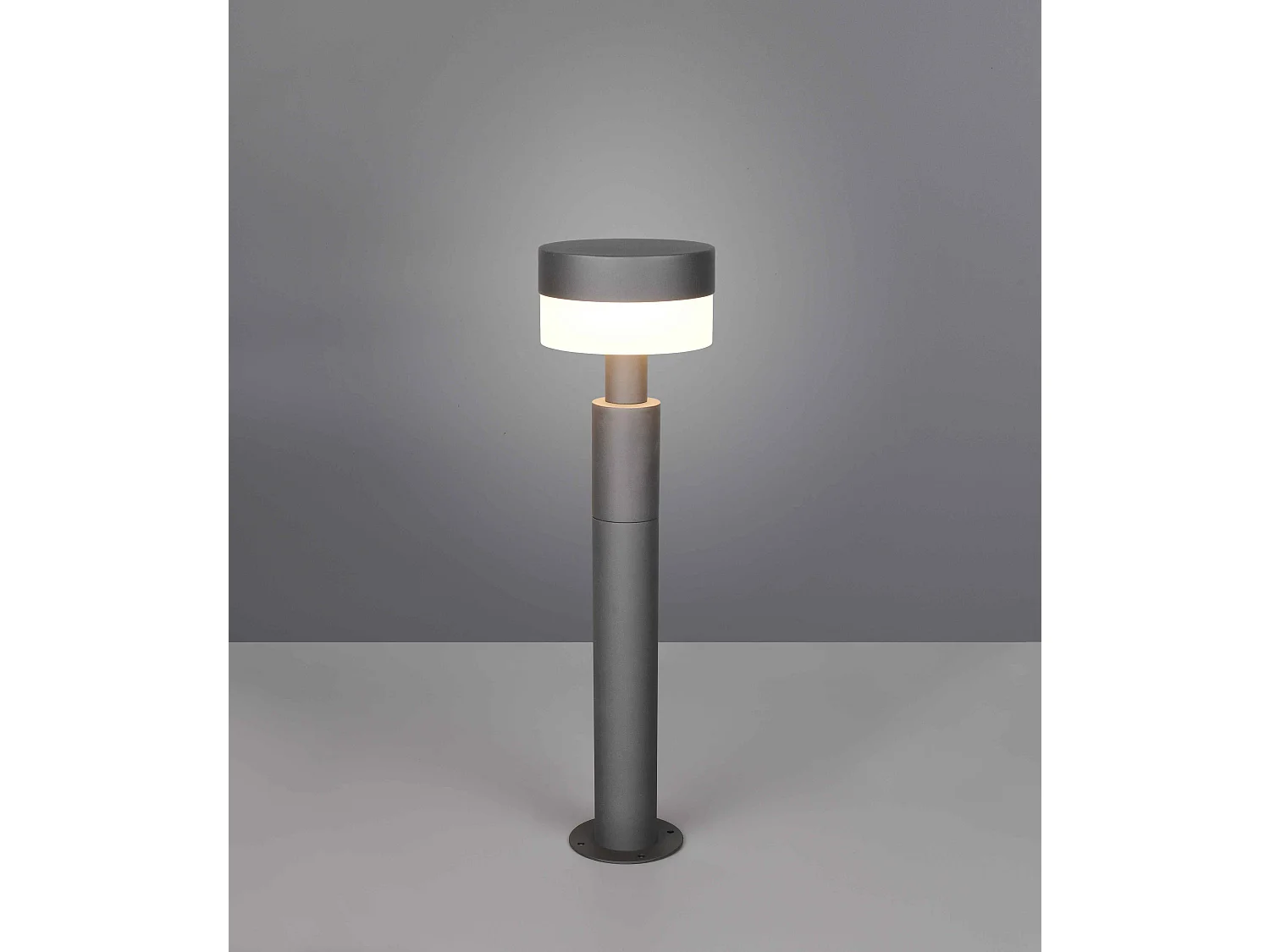 Palo da esterno LED, alluminio, antracite, H 50 cm, Mackenzie