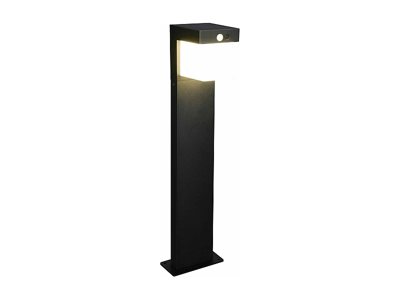 Palo da esterno LED, solare, c/sensori, nero, H 50 cm, Colombo