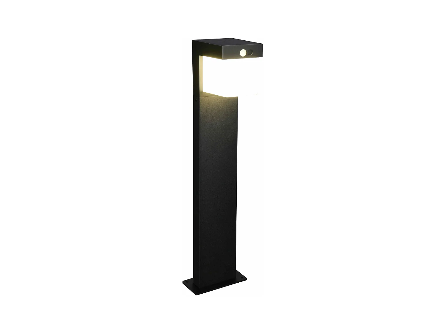 Palo da esterno LED, solare, c/sensori, nero, H 50 cm, Colombo