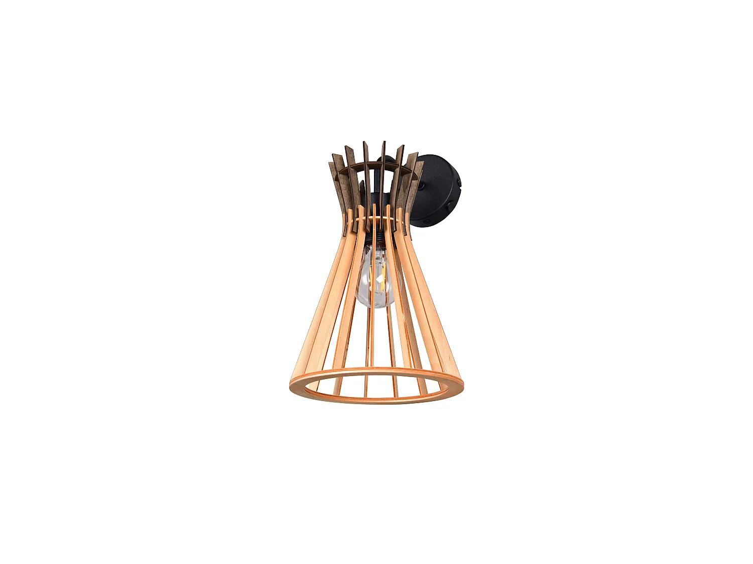 Wandlamp ALICE - 0x0x24 cm - Zwart