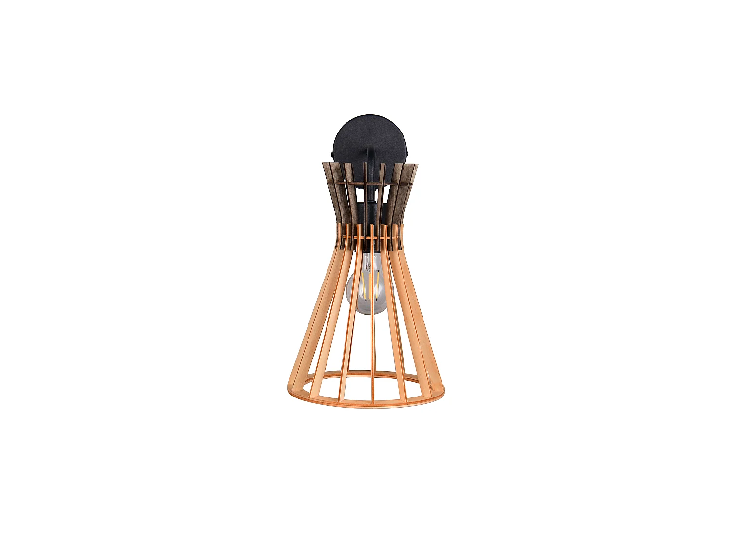 Wandlamp ALICE - 0x0x24 cm - Zwart