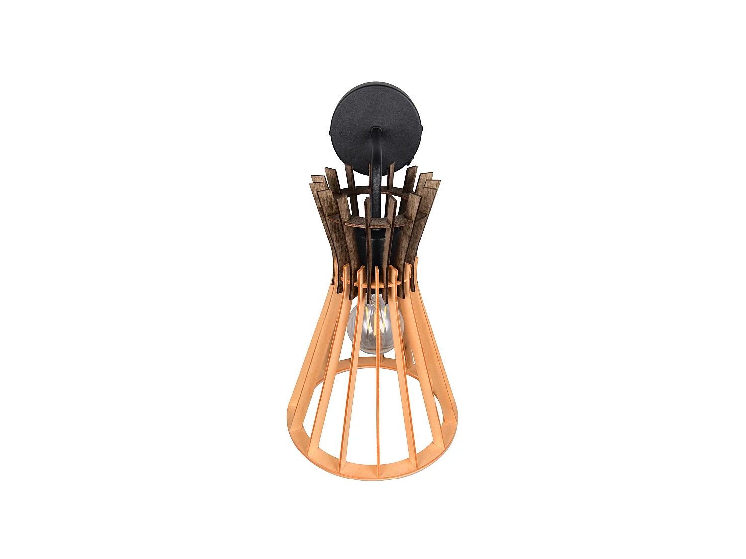 Wandlamp ALICE - 0x0x24 cm - Zwart